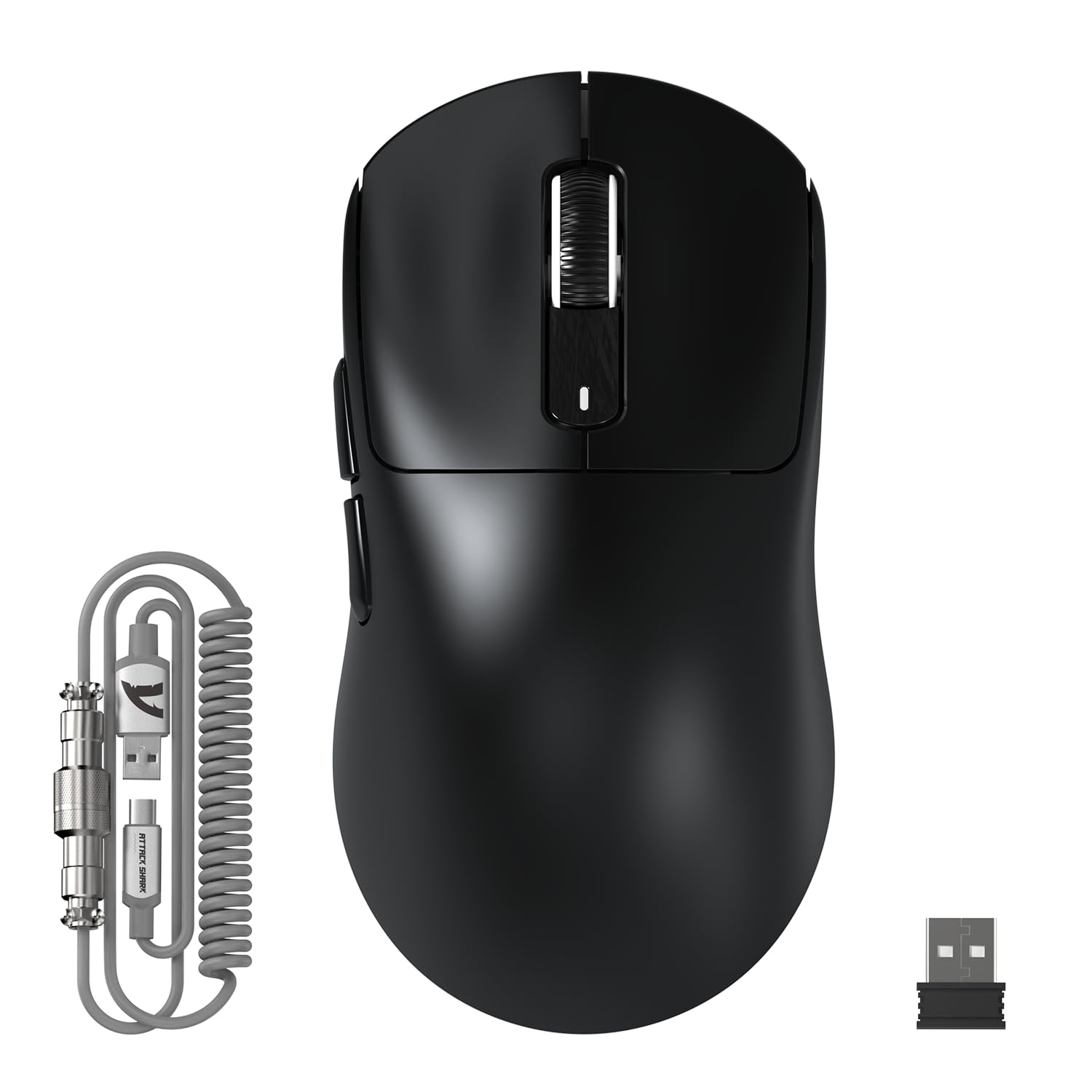 ATTACK SHARK PAW-3950 マウス ブラック Amazon.com: ATTACK SHARK R6 Wireless Gaming Mouse,38G Ultra